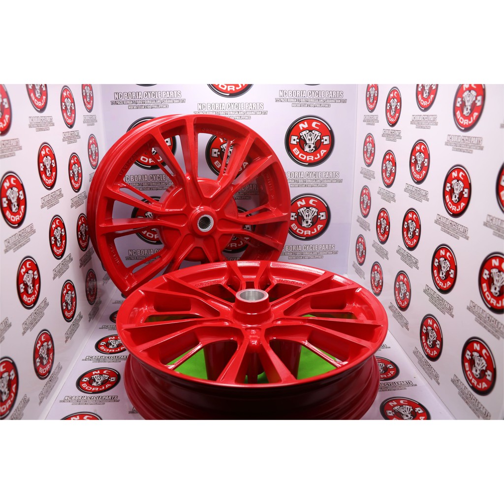 MAG WHEELS OKIMURA BLACK HARD ALLOY AEROX V1/V2 | Shopee Philippines