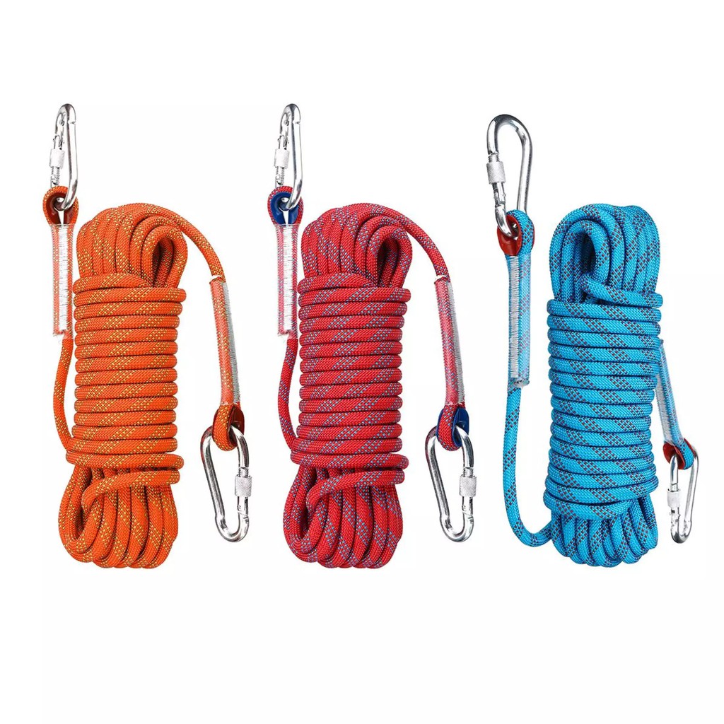 JH Safety Rope Climbing Rappelling Rescue Escape 10/20/50M | Shopee ...