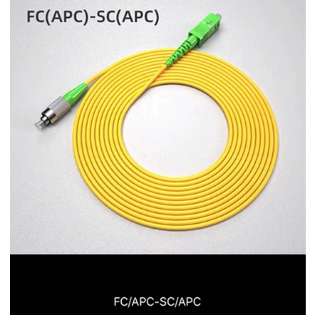 SC/APC-FC/APC Optical Fiber Jumper Jumper, Single Mode Mode, Work, 9/ ...