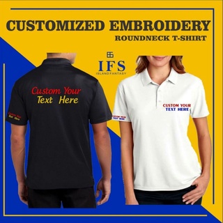 Collared shirt outlet embroidery