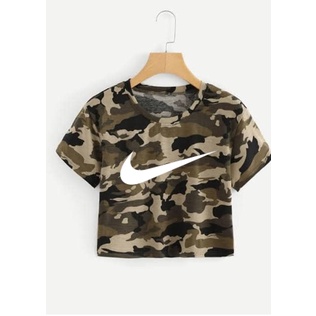 Nike camo hotsell shirt womens