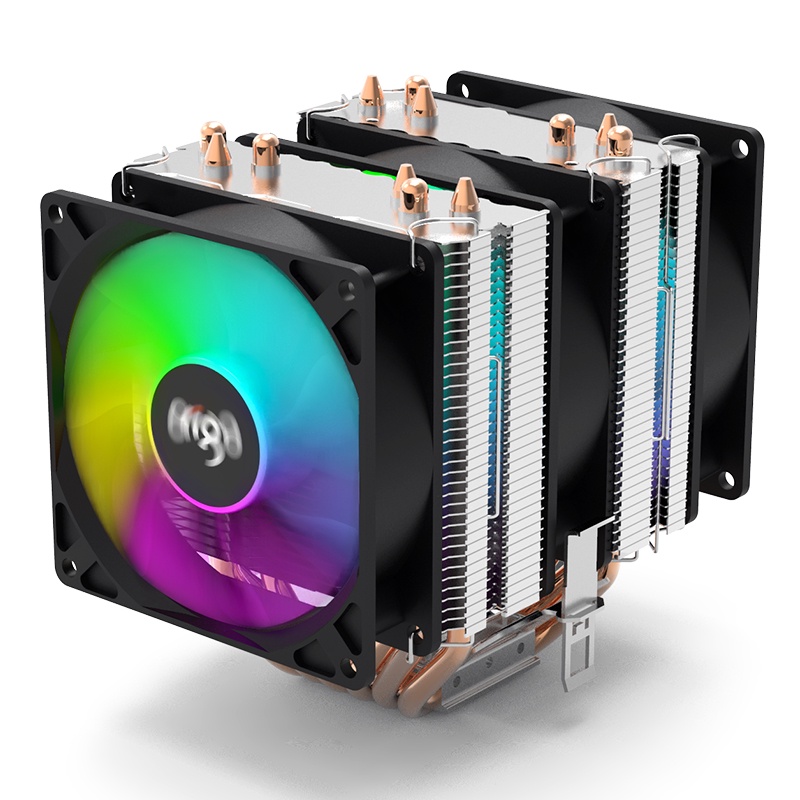 Aigo gale rgb cpu cooler dual tower 6 heatpipes pc radiator Cooling ...