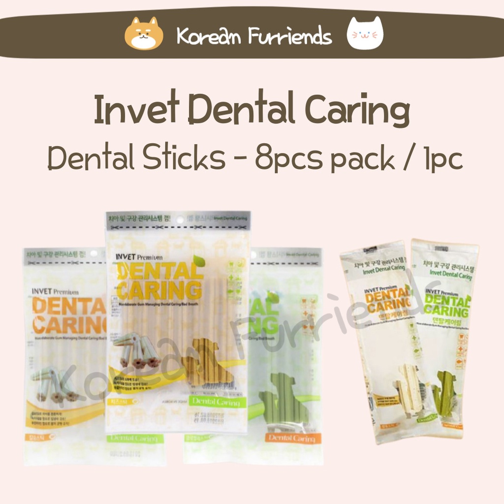 Invet Dental Caring Korean Dental Stick Korean Dog dental stick dental