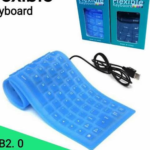 External USB keyboard FLEXIBLE rubber USB KEYBOARD laptop computer ...