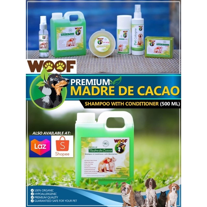 Premium Madre De Cacao Dog Shampoo with Conditioner Shopee Philippines