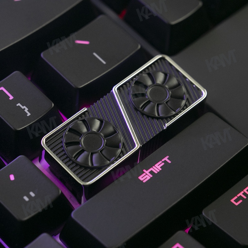 Kam 3D Embossed Backlit Aluminum Metal Keycaps 3060Ti Graphics Card ...
