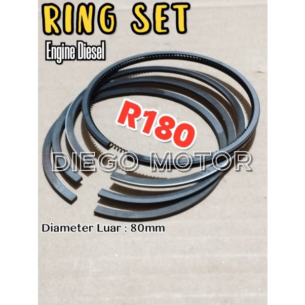 MESIN R180 Dongfeng Shark Tian Li JianGdong 8HP Diesel Engine Piston ...