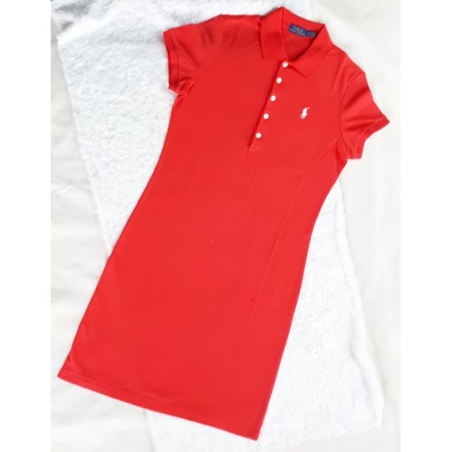 Polo ralph clearance lauren red dress