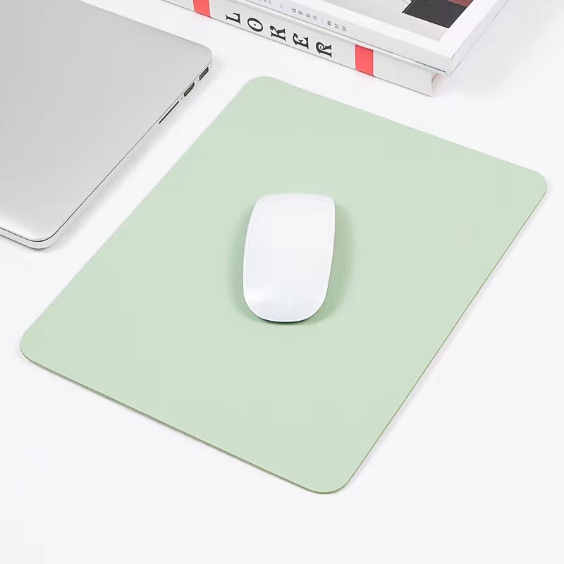 Mouse Pad PU Leather Laptop Computer Desk Mat Home Office Waterproof