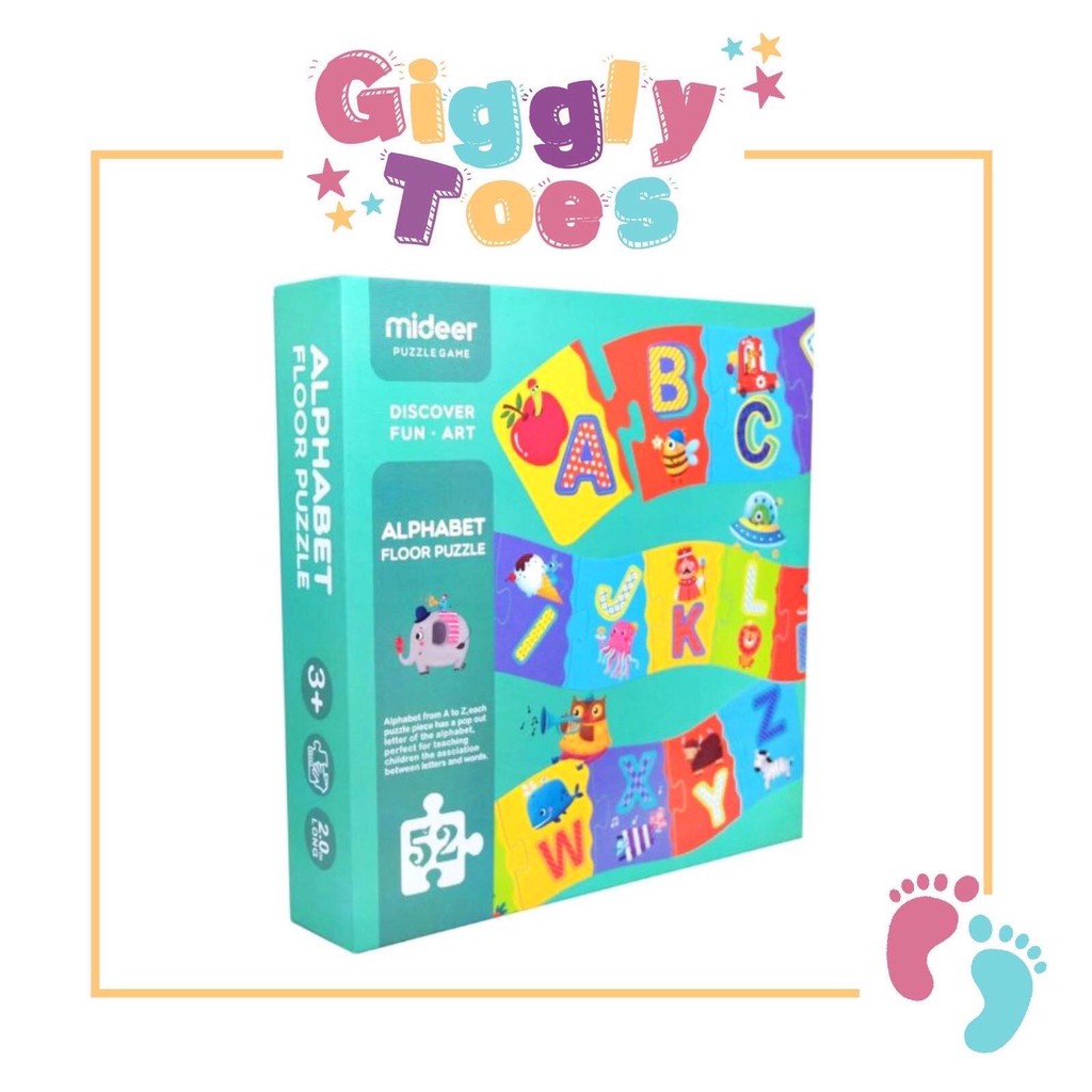Mideer Floor Puzzle Alphabet Shopee Philippines