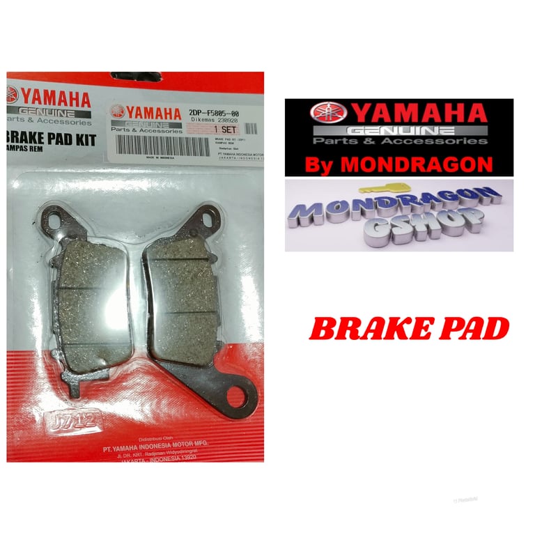 YAMAHA GENUINE PARTS BRAKE PAD (FRONT) FOR NMAX V1, V2 AND SNIPER