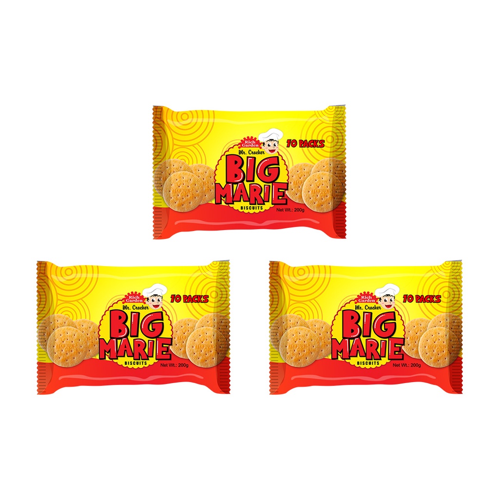 Rich Garden Big Marie - Set of 3 (30 packs) | Shopee Philippines