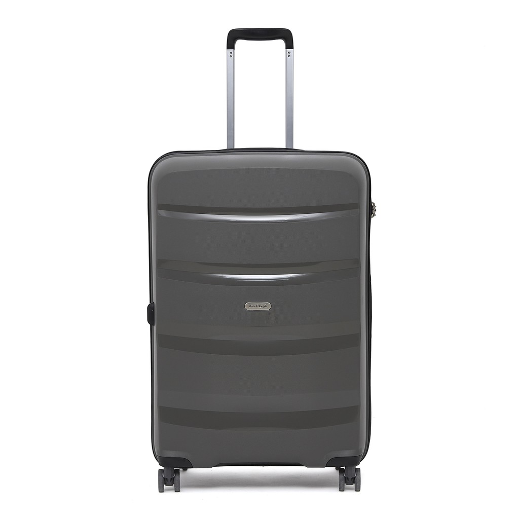 British Knight Bip968zt Grey Large (28 Inch) Luggage with Tsa Lock