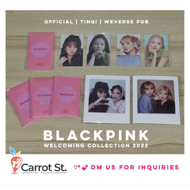 Blackpink Welcoming Collection Photocard Unsealed Shopee Philippines 