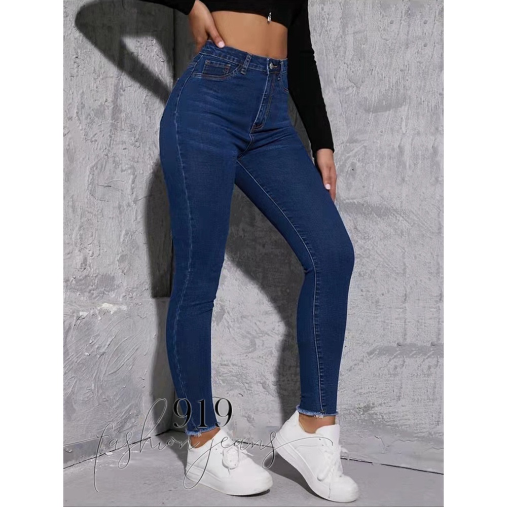 919 Jeans New Hot Fashionable Korean High Waist Denim Jeans For Womens Skinny And Streachabl 1271