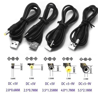 USB to 3.5mm DC 5V Charger Cable Connector Power Supply Charge Adapter Jack  US