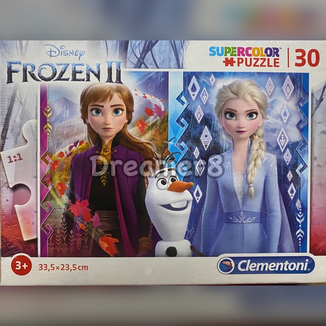 Original Clementoni Puzzle Disney Frozen II 30 pieces Super Color ...