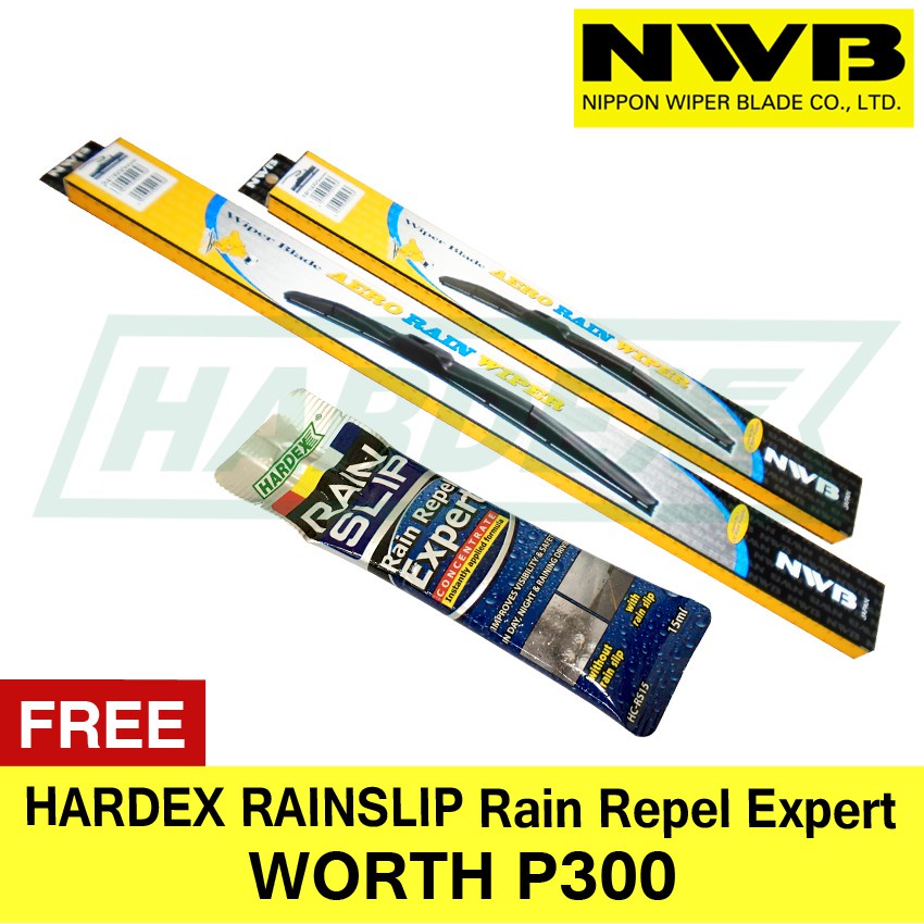NWB Aero Rain Wiper Blade for Toyota Fortuner 20092015 (SET