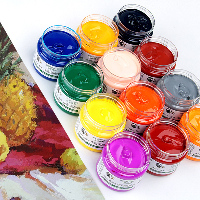 Gouache Paint Painting Paint Art Painting Paint Canned 100ML Washable ...