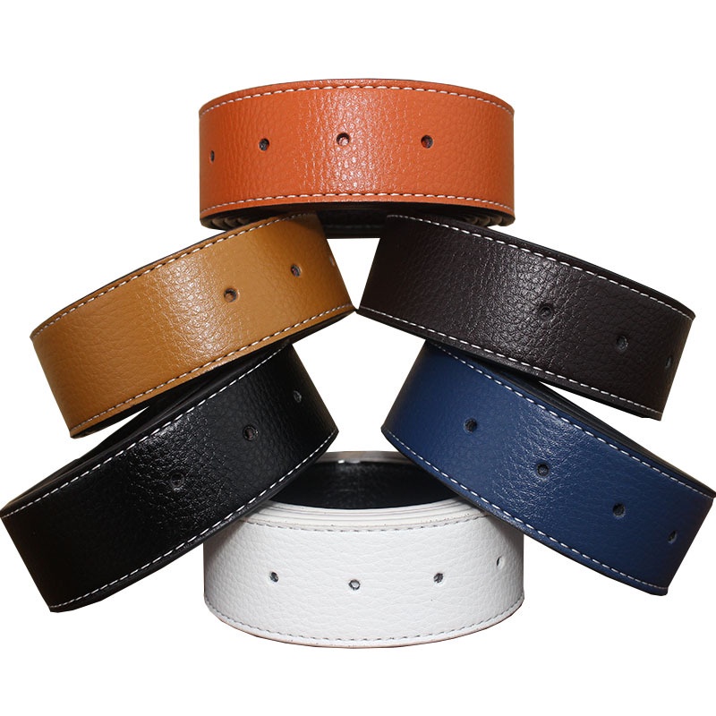New Luxury Brand H Belts for Men High Quality Pin Buckle Male Strap Genuine Leather Waistband No
