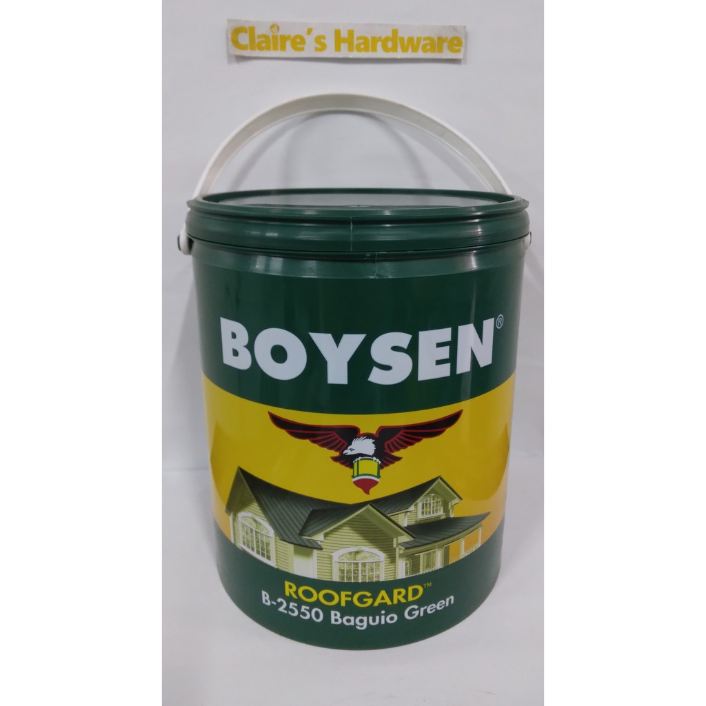 BOYSEN 2550 ROOFGARD BAGUIO GREEN 4L/GAL Shopee Philippines