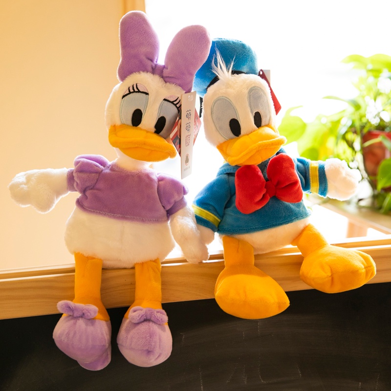 【DIN】Genuine Donald Duck Daisy doll plush toy duck cloth doll super ...