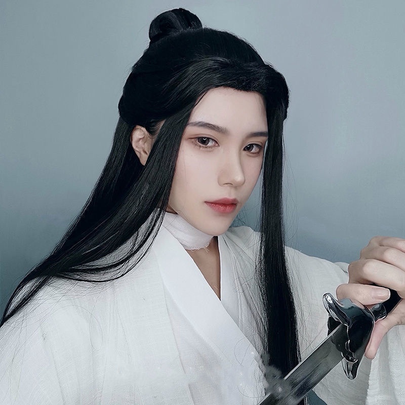 Antique wig for men and women full set of fairy Chinese style elegant