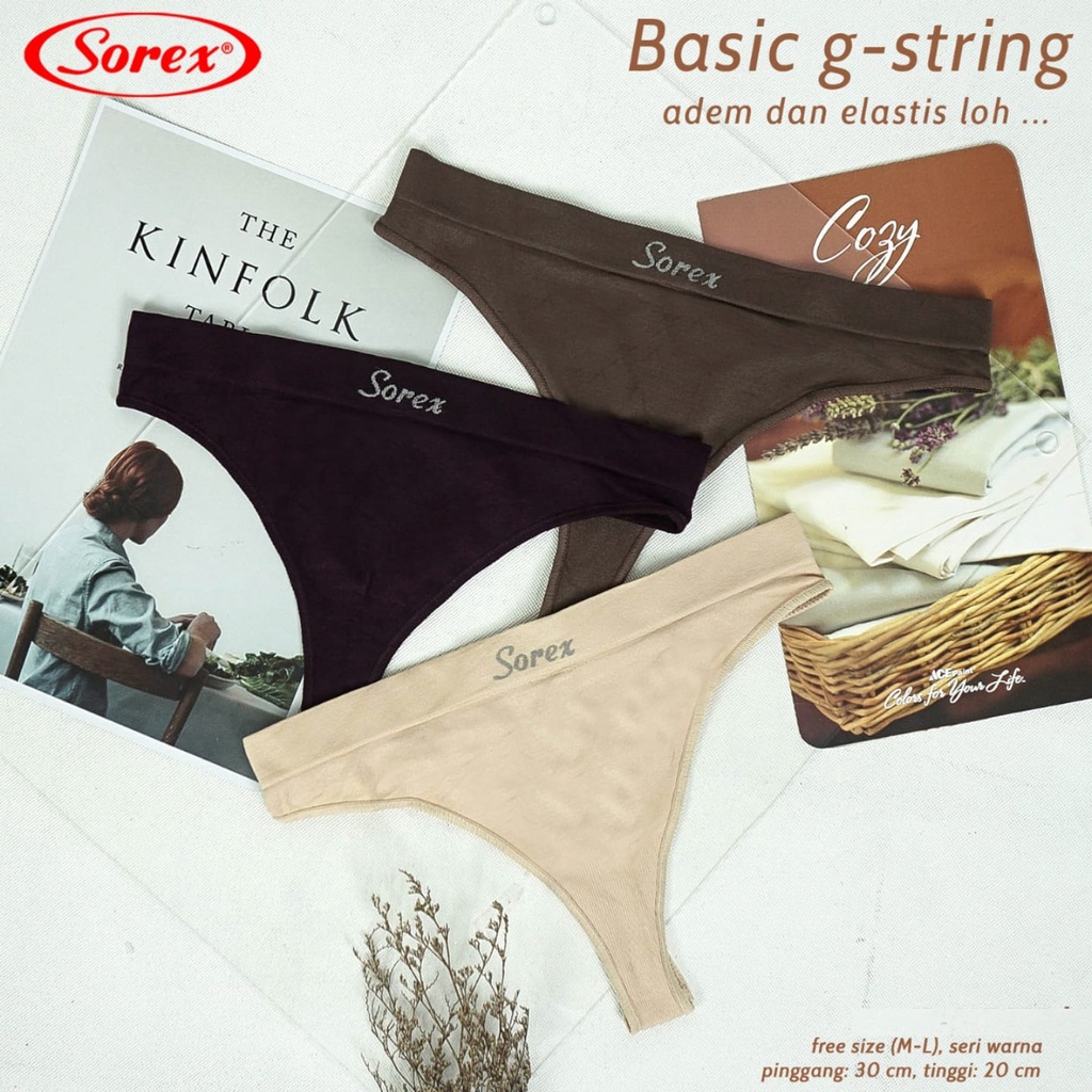 SOREX Women's Gym Panties/Gym cd/seamless cd/g string gstring g-string ...