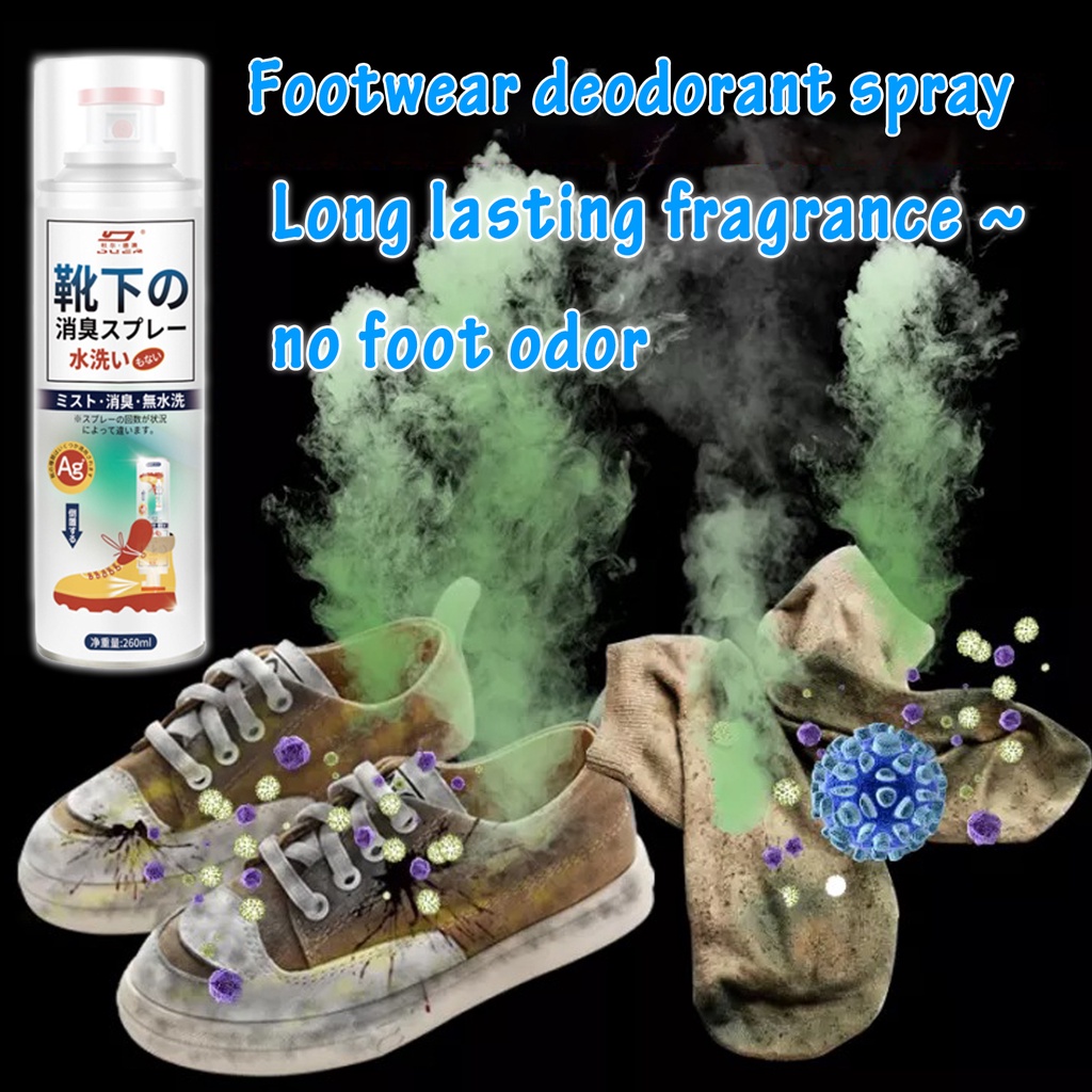 Janpan Shoe Deodorant Spray and Socks Deodorizing Spray Shoes