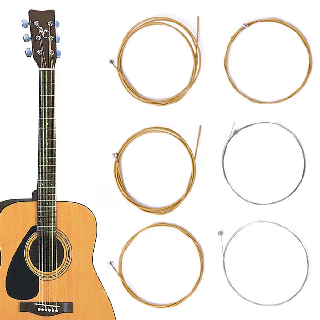 Acoustic guitar on sale metal strings