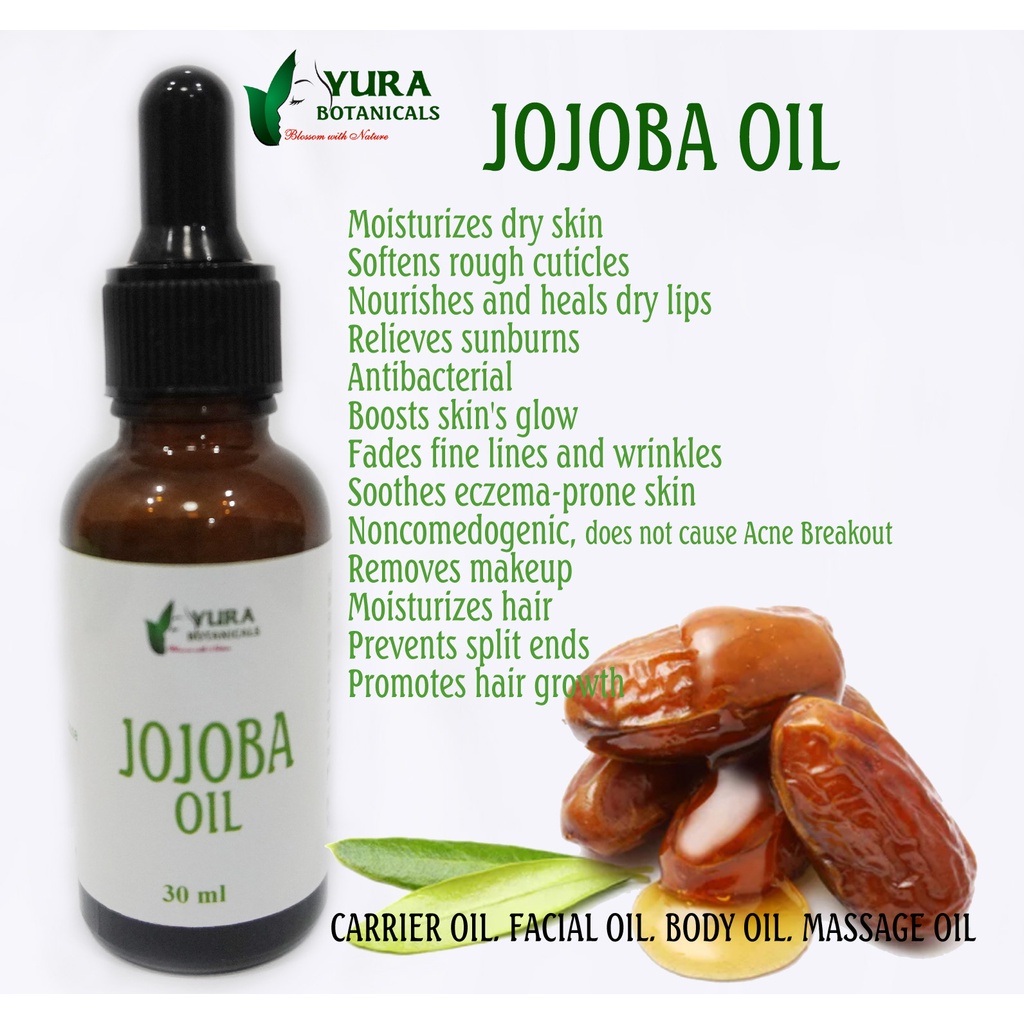 Jojoba Oil Pure Organic, Carrier Oil, Moisturizer Hair Growth, Glowing skin, Split Ends