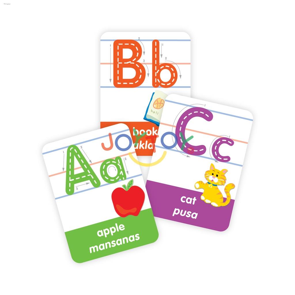 Educational Toys JOYTOY Alphabet Flash Cards (English + Tagalog ...