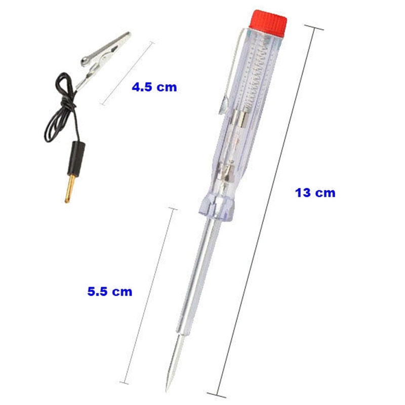 6/12/24V Car Voltage Circuit Tester System Long Probe Continuity Test