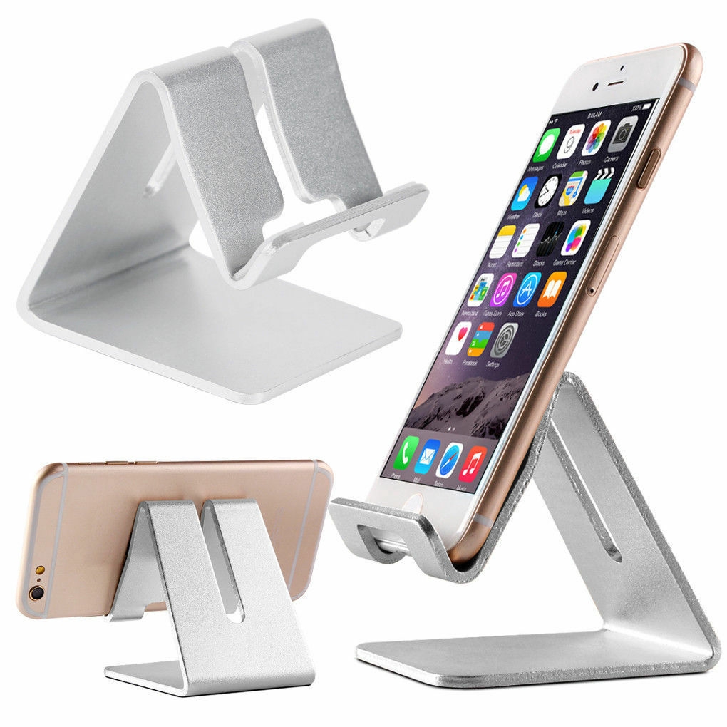 Universal Aluminum Metal PhoneHolder Desk Stand Mount Handfree Bracket ...