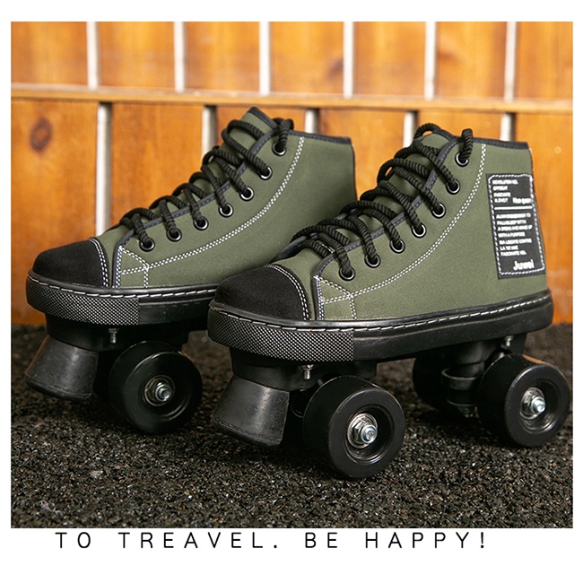 men's speed roller skates skates adult double row pulley roller skates