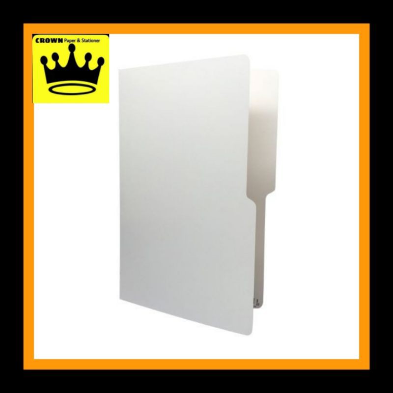 1 PACK WHITE FOLDER LONG THICK 14 PTS ( option 50 pcs and 25 pcs