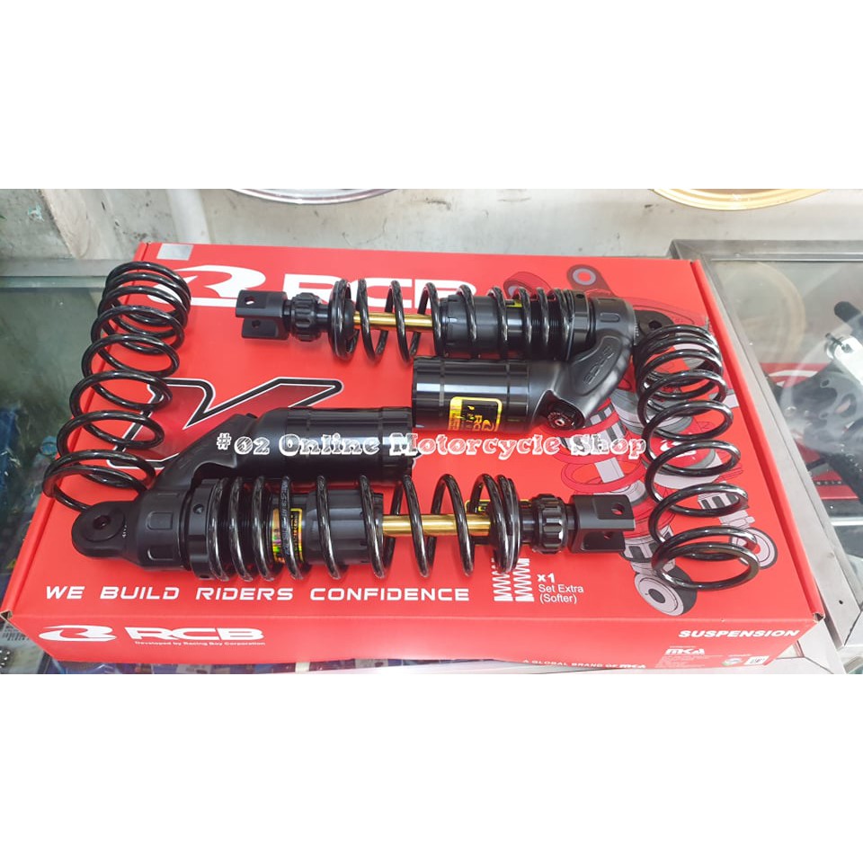 Racing Boy VD Series 305mm Shocks (BLACK EDITION) for Aerox V1/V2, Nmax ...