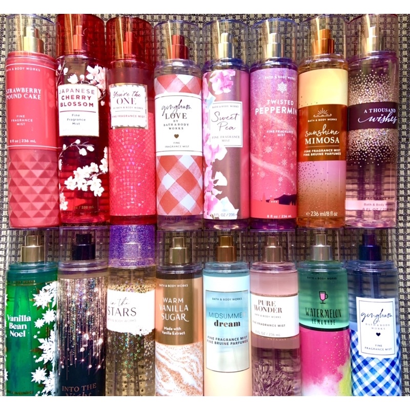 Original Bath And Body Works Fragrance Mist | Shopee Philippines