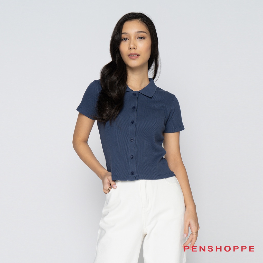 Button down polo penshoppe sale