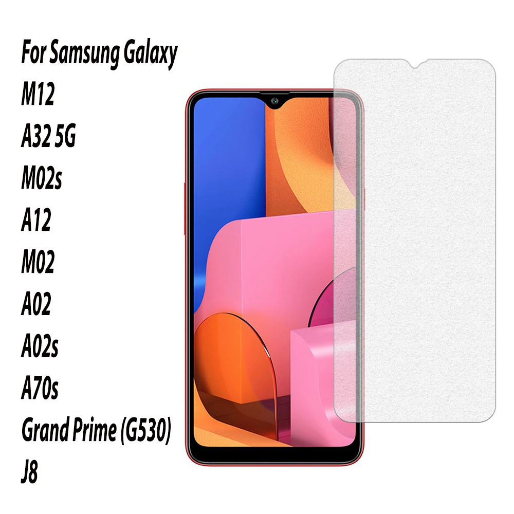 Full Matte Anti Fingerprint Tempered Glass for Samsung Galaxy A6,M12,A32  5G,M02s,A12,MO2,AO2,AO2s,A7