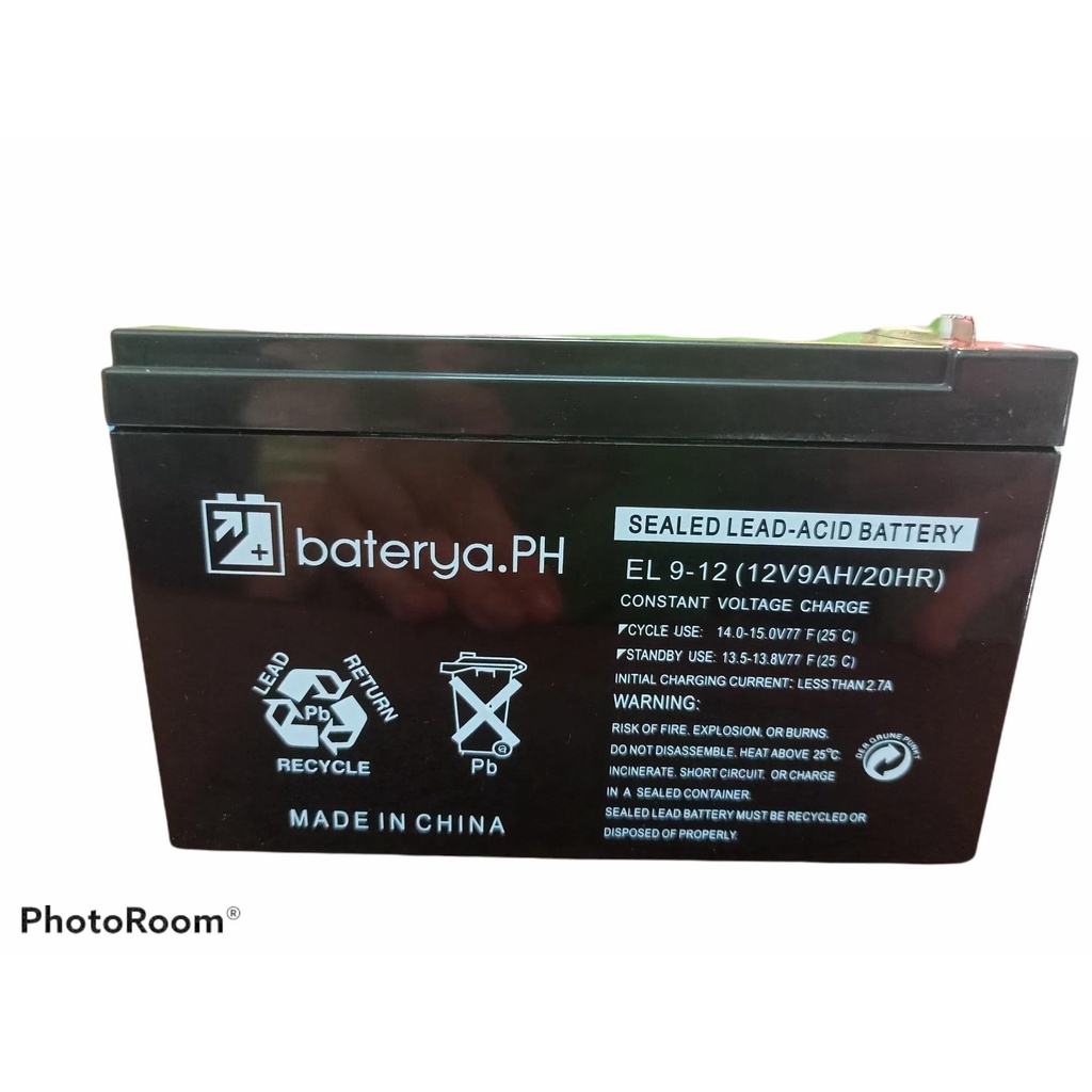 Ups battery 9ah 12v Sealed lead acid battery Shopee Philippines