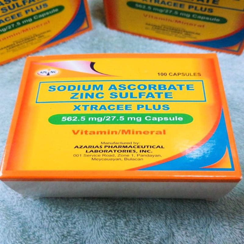 ORIGINAL XTRACEE PLUS (SODIUM ASCORBATE ZINC SULFATE) Shopee Philippines