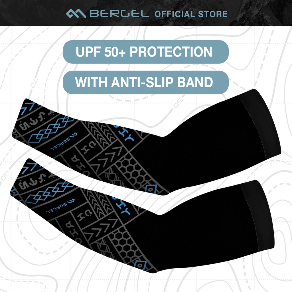 Bergel Sagisag Arm Sleeves with NEW Anti-Slip Band Local Filipino ...