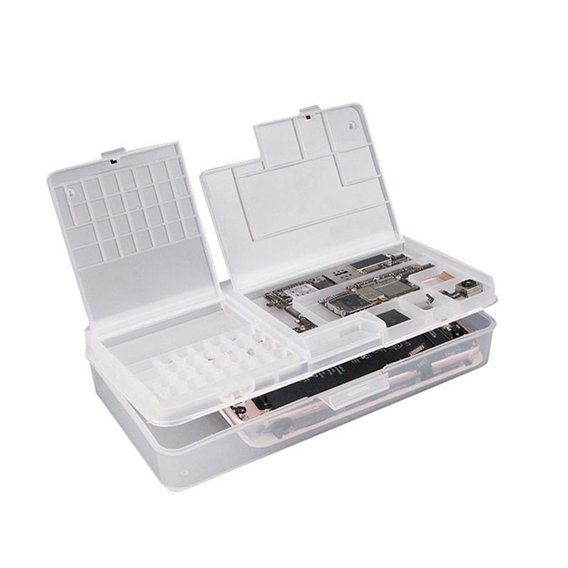 Allparts Mobile Phone Tool Kit Organizer Box With Dividers Key Set Cell