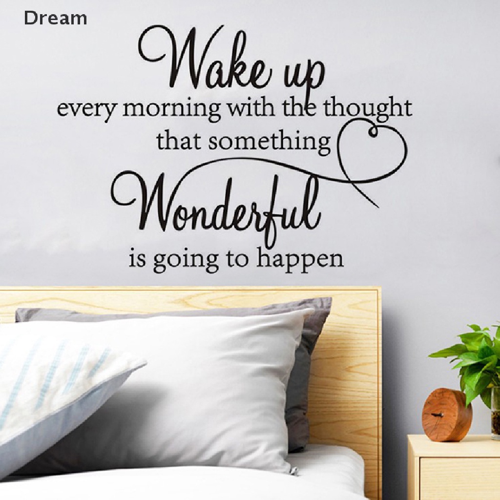 Removable Art Vinyl DIY English Letter Wall Sticker Decal Mural Room ...