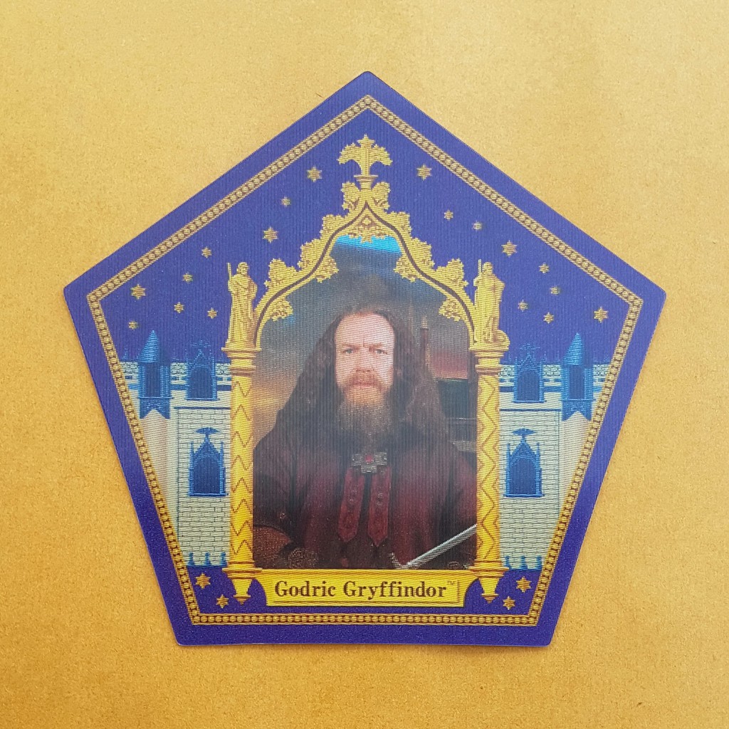 Harry Potter Chocolate Frog Card Godric Gryffindor Chocolate Frog Card ...