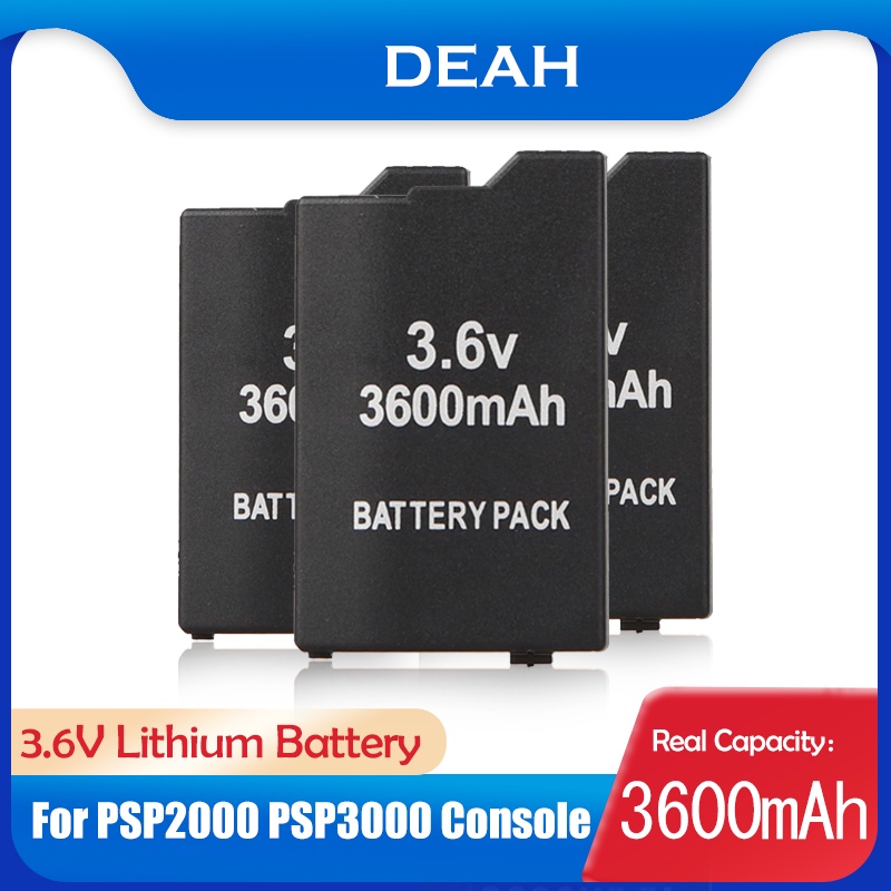 3.6V 3600mAh Lithium Rechargeable Battery Pack For Sony PSP 2000 PSP