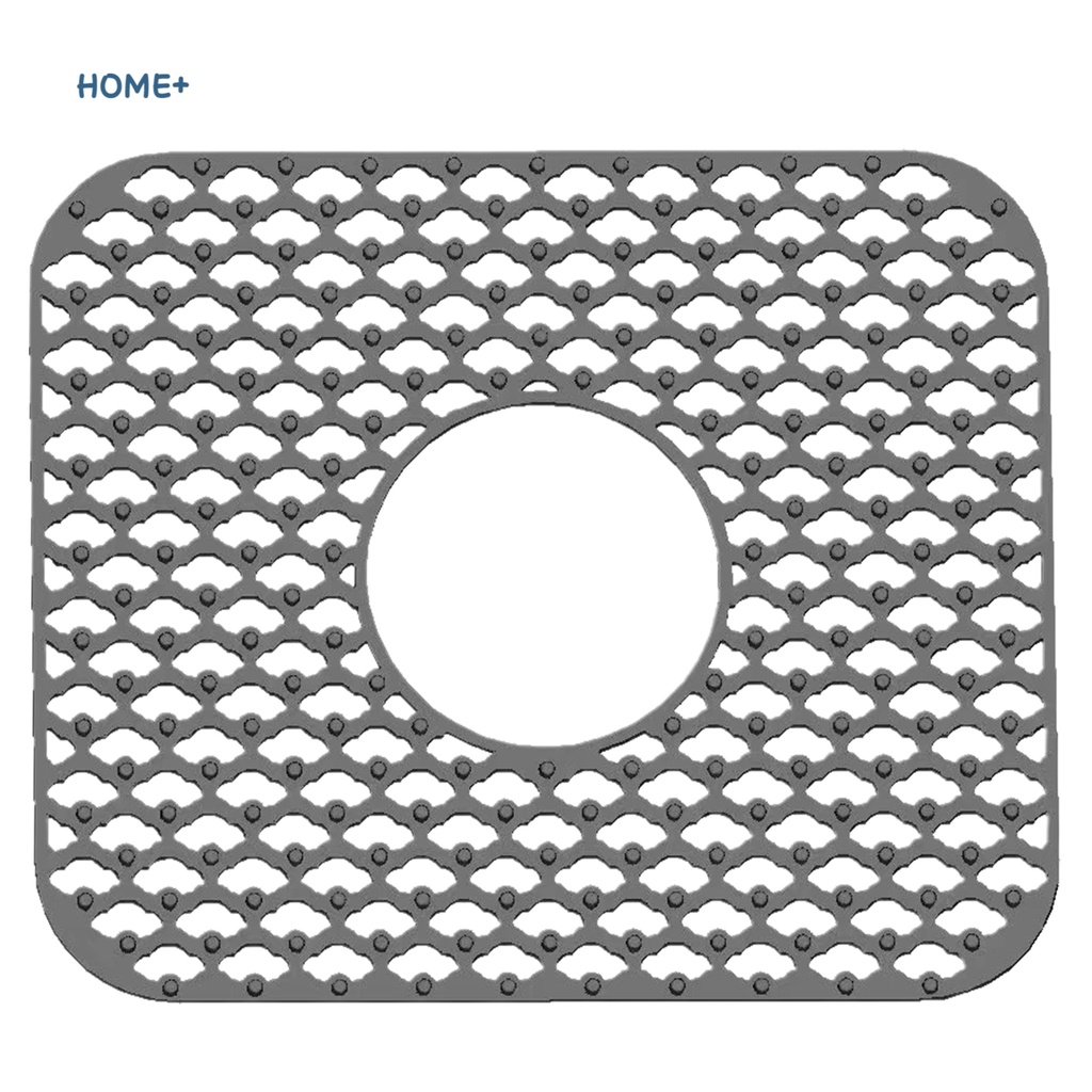 Silicone Sink Protector Foldable NonSlip Sink Mat Grid Accessory for