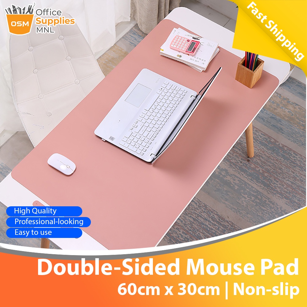 Double Sided PU Mouse Pad 60cmx30cm Large Waterproof Keyboard Pad Mouse