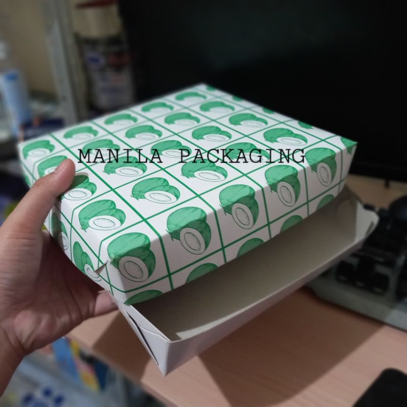 (100 pcs) Buko box 9x9 inches take out box | Shopee Philippines
